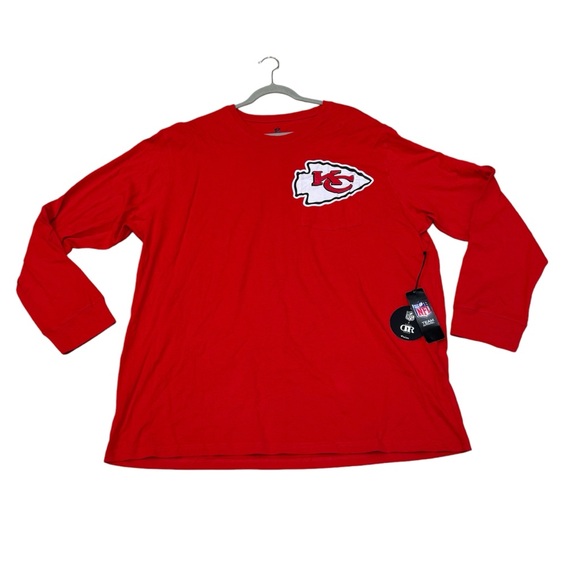 NWT Men’s NFL X Darius Rucker Collection Kansas City Chiefs Pocket Tee Size 3XL - Picture 1 of 8